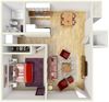 1 bedroom, 1 bath